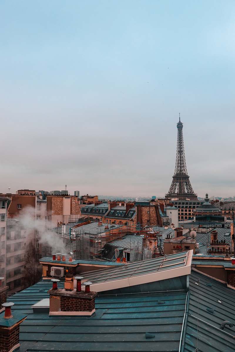 spire Eiffel Tower steeple