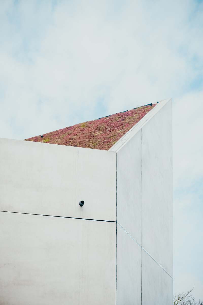 leuven white concrete building belgium