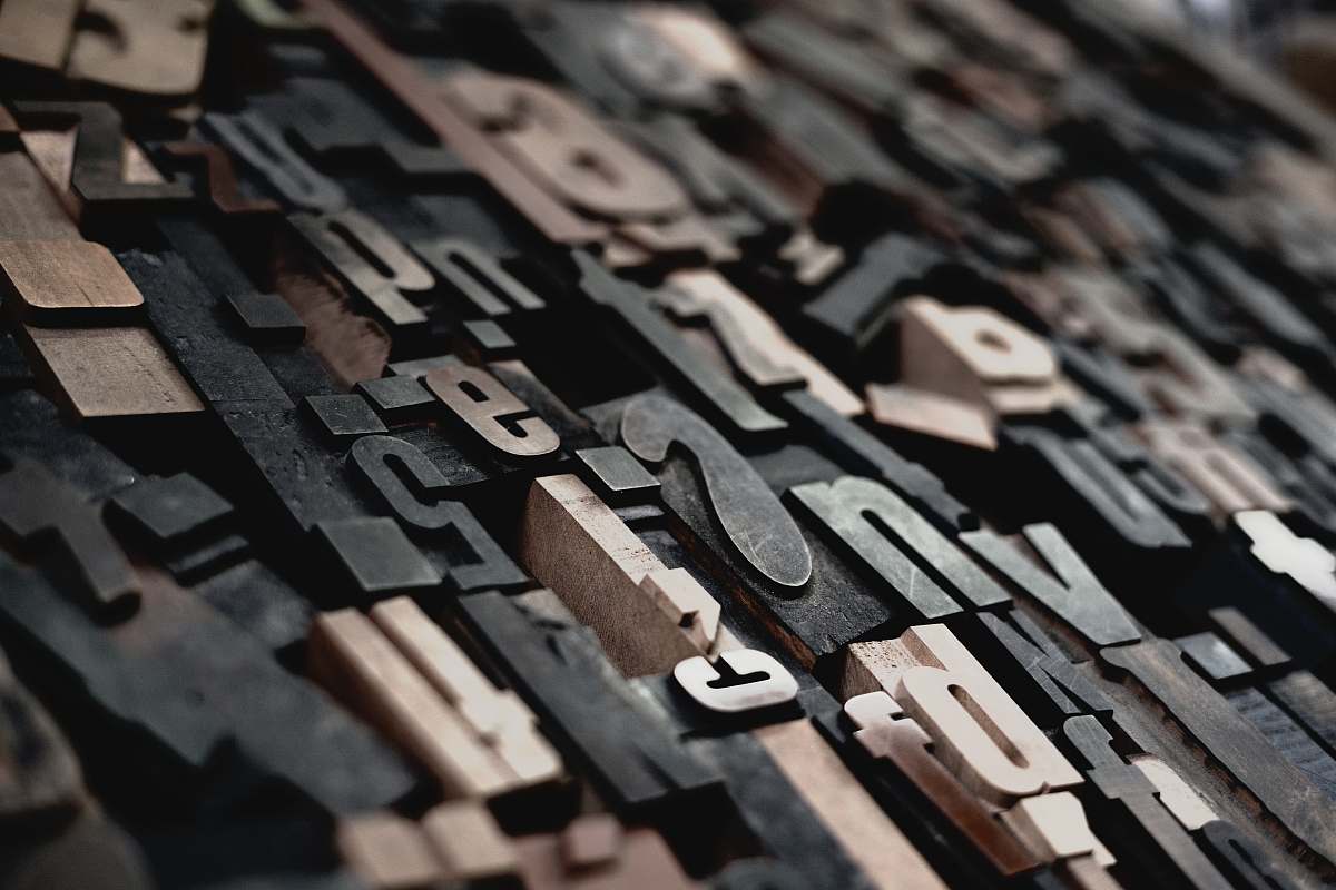 letters closeup photo of cutout decors typography