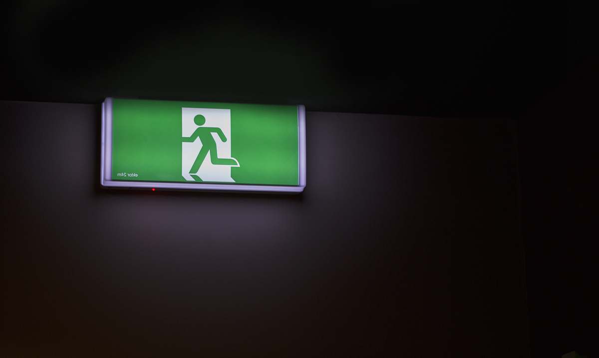 exit Fire Exit signage sign