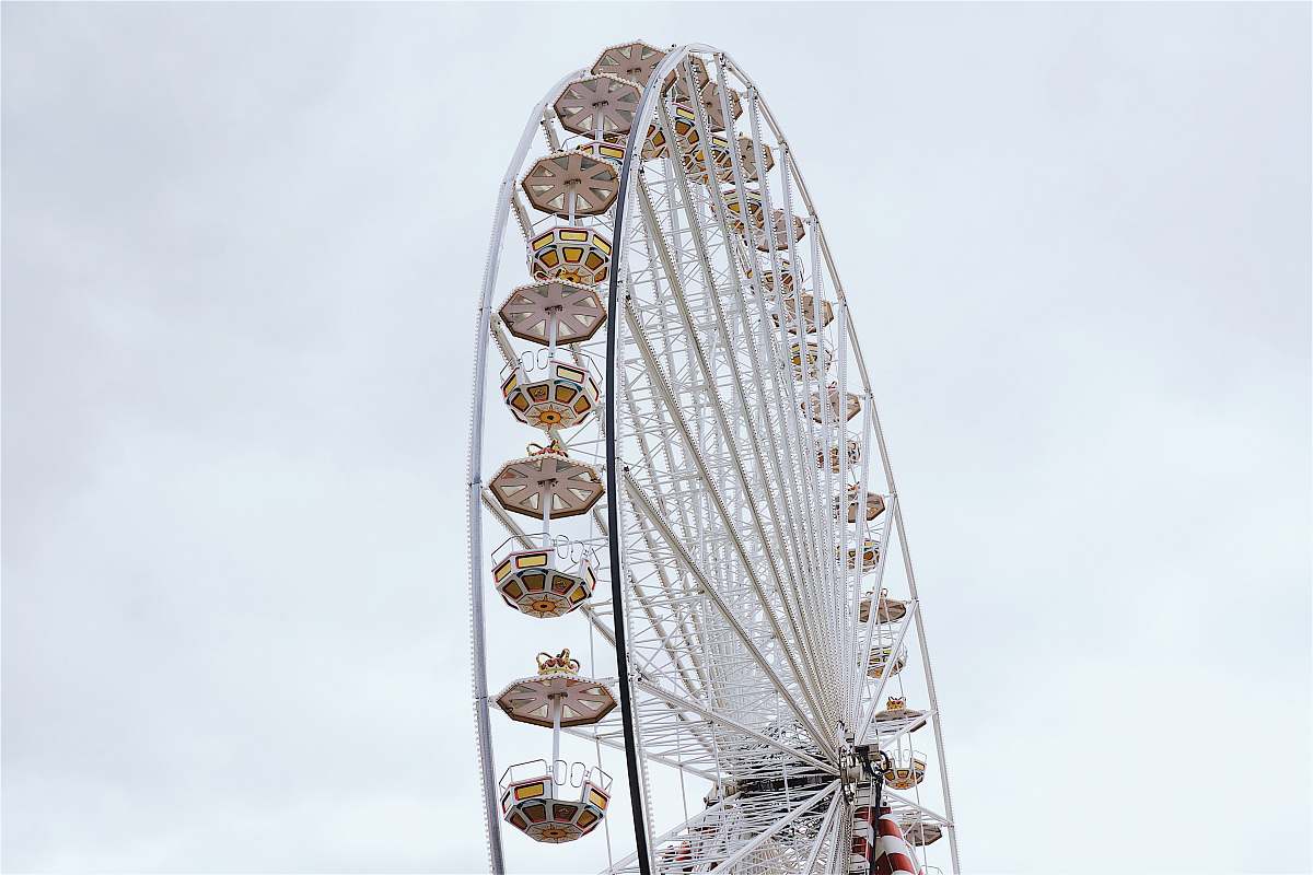 bangles white Ferries wheel ornament