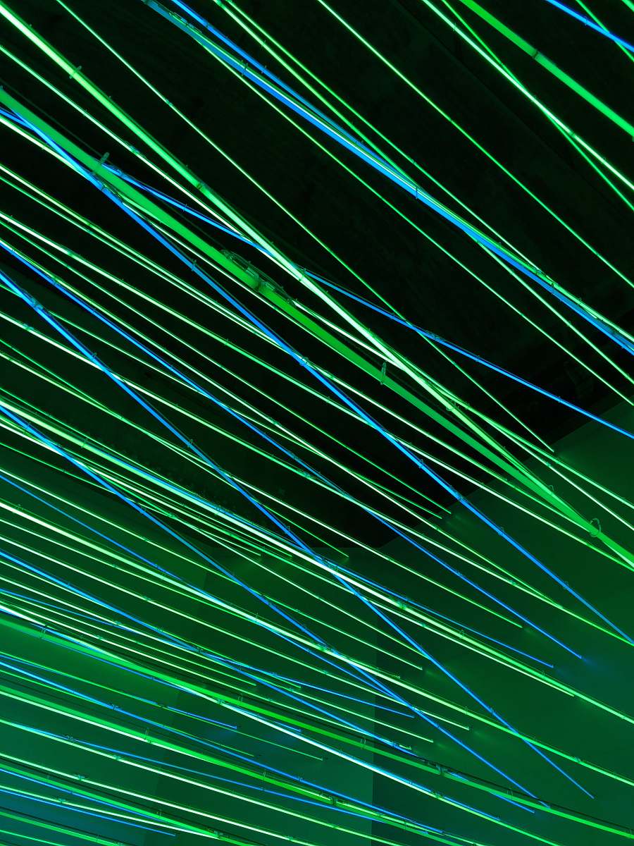 night green and blue stick lot blue