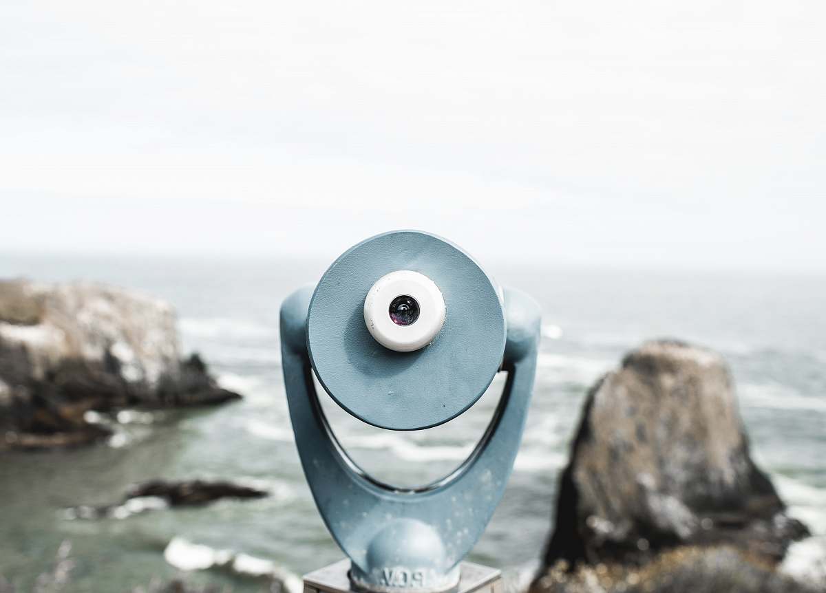 rock gray camera coastline