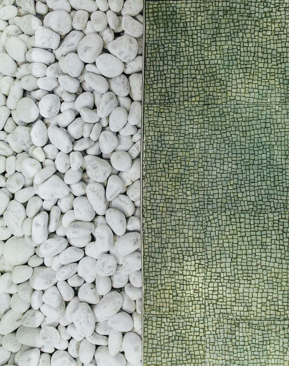 background white pebble lot collage texture