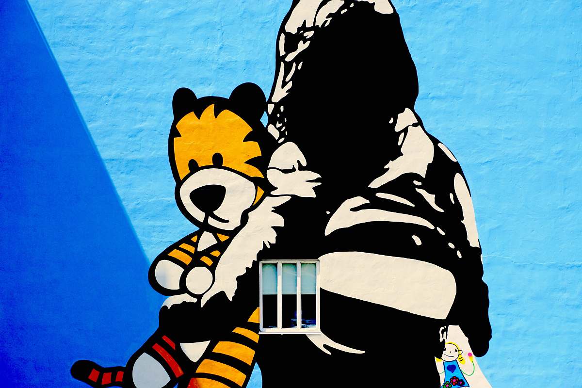 mural tiger illustration new york