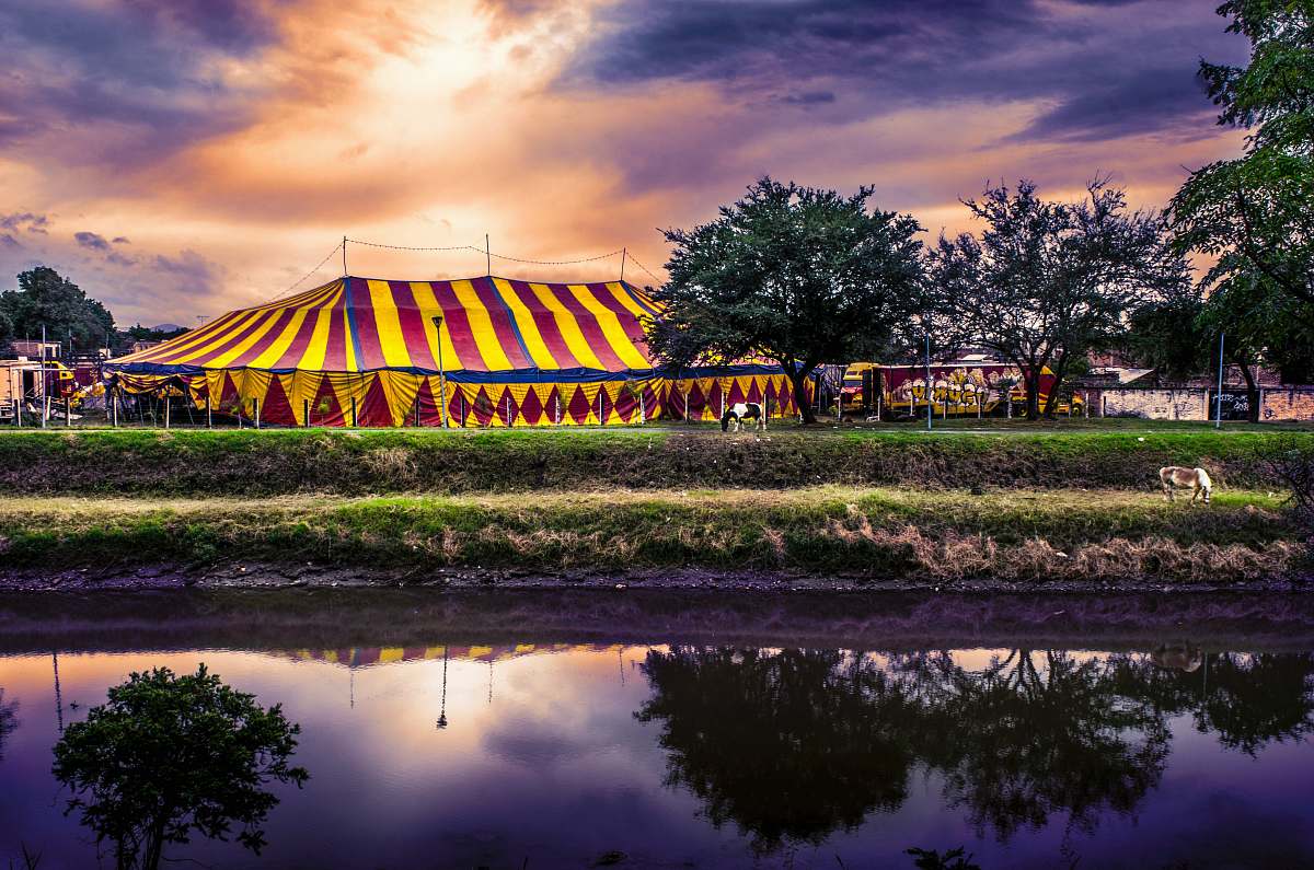 nature body of water tent