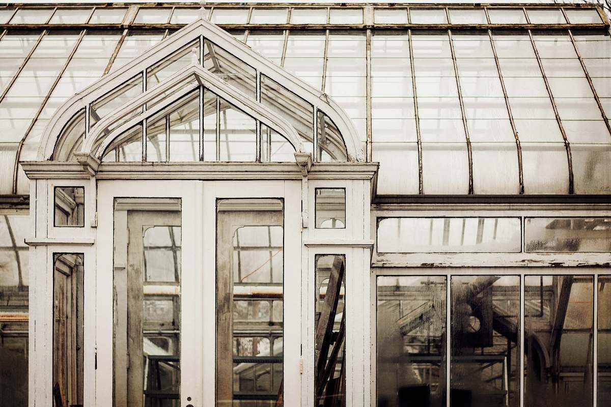 window architectural photography of white steel house architecture