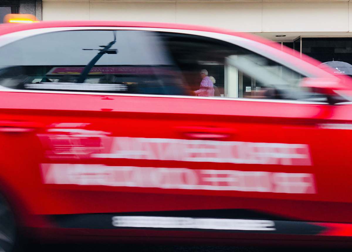 vehicle red car transportation