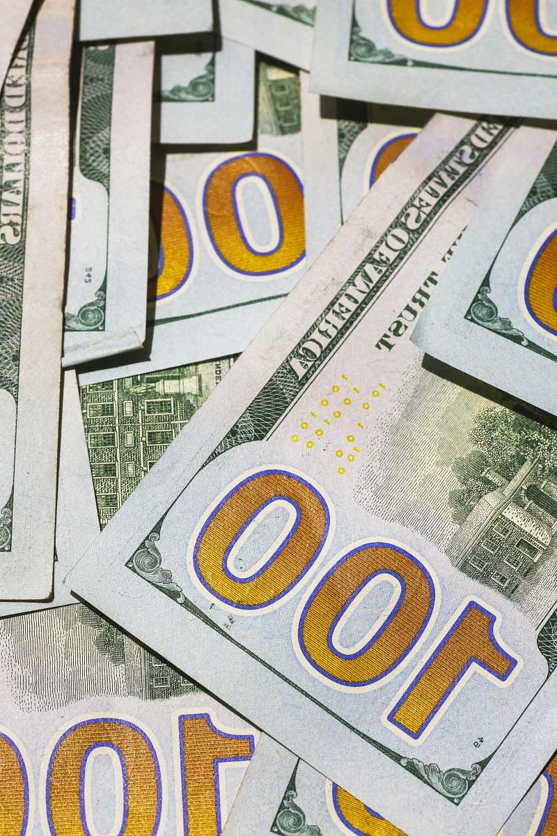 advertisement 100 us dollar bill poster