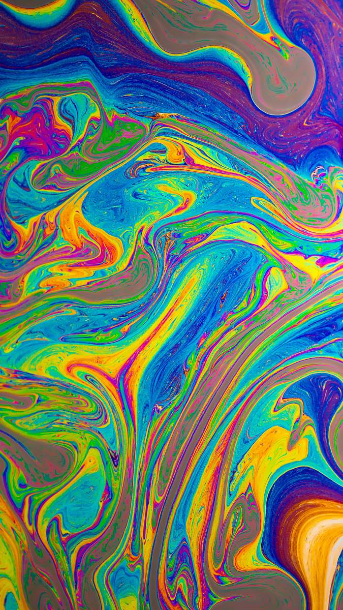 pattern multicolored painting ornament
