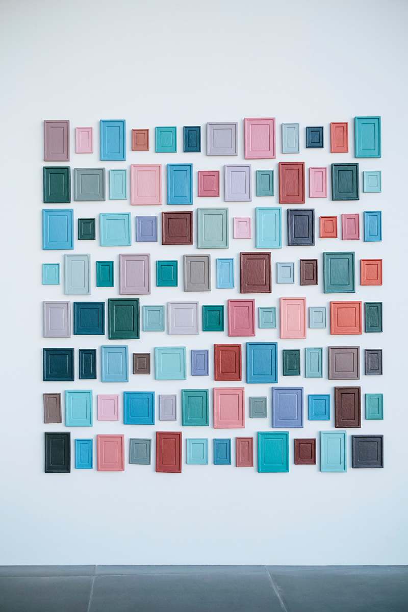 color photo frame lot wall