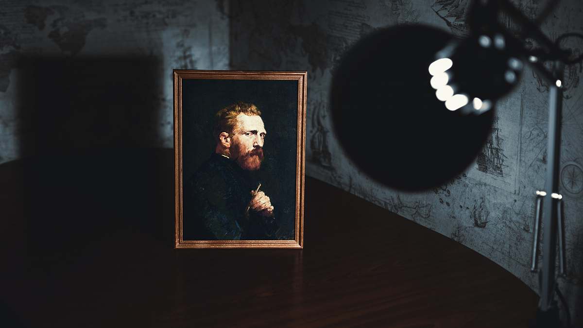painting Vincent Van Gogh portrait painting portrait