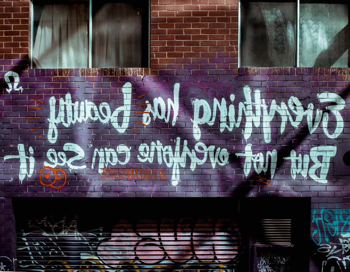 graffiti everything has Beauty wall graffiti building