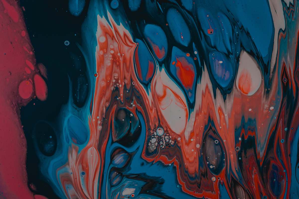 painting multicolored painting modern art