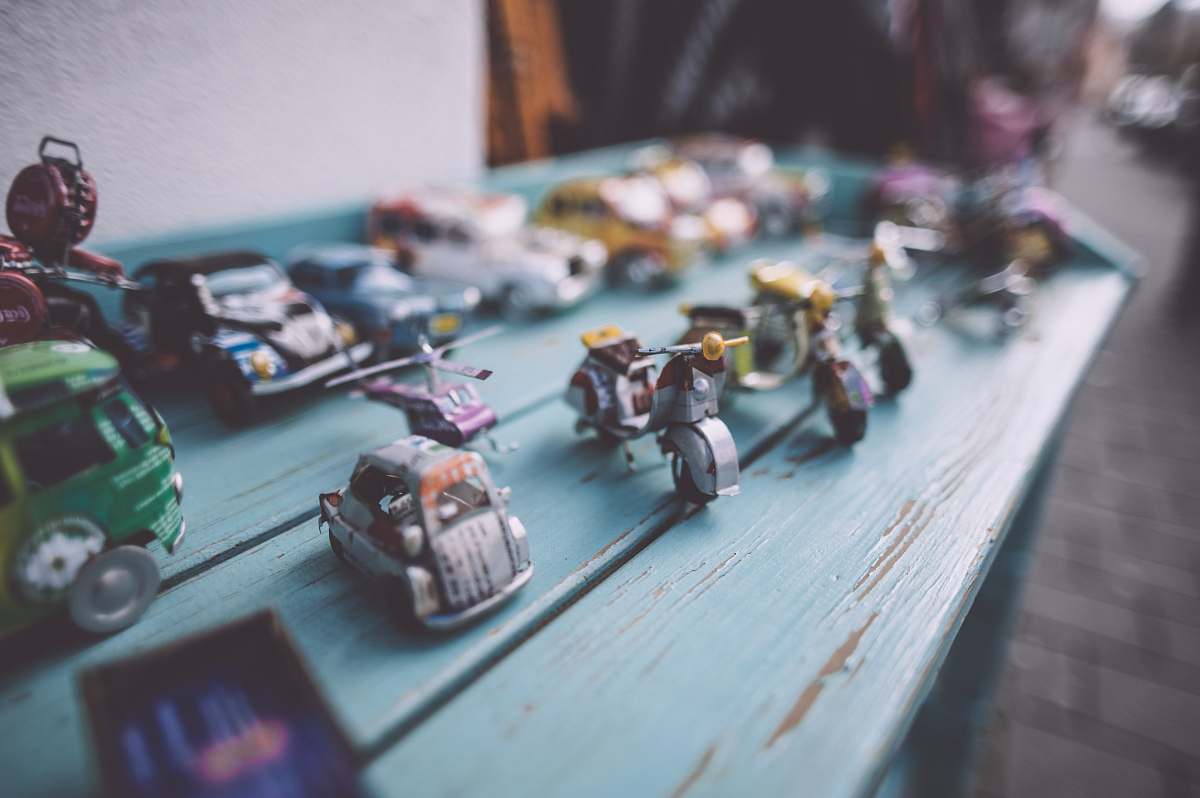 motorcycle assorted-color vehicle scale model toy