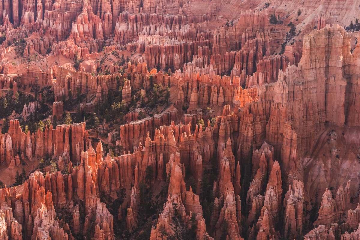 mountain Bryce Canyon National Park Sunrise Point at Utah outdoors
