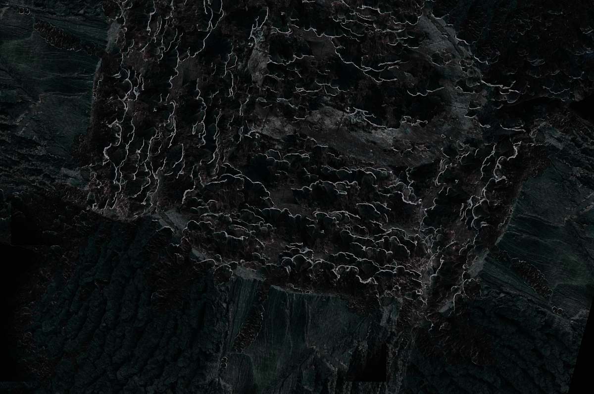black-and-white  rock