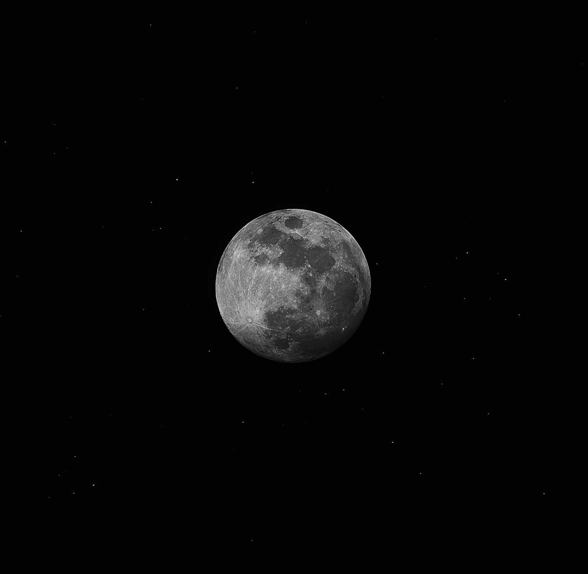Space Full Moon Moon Image Free Photo