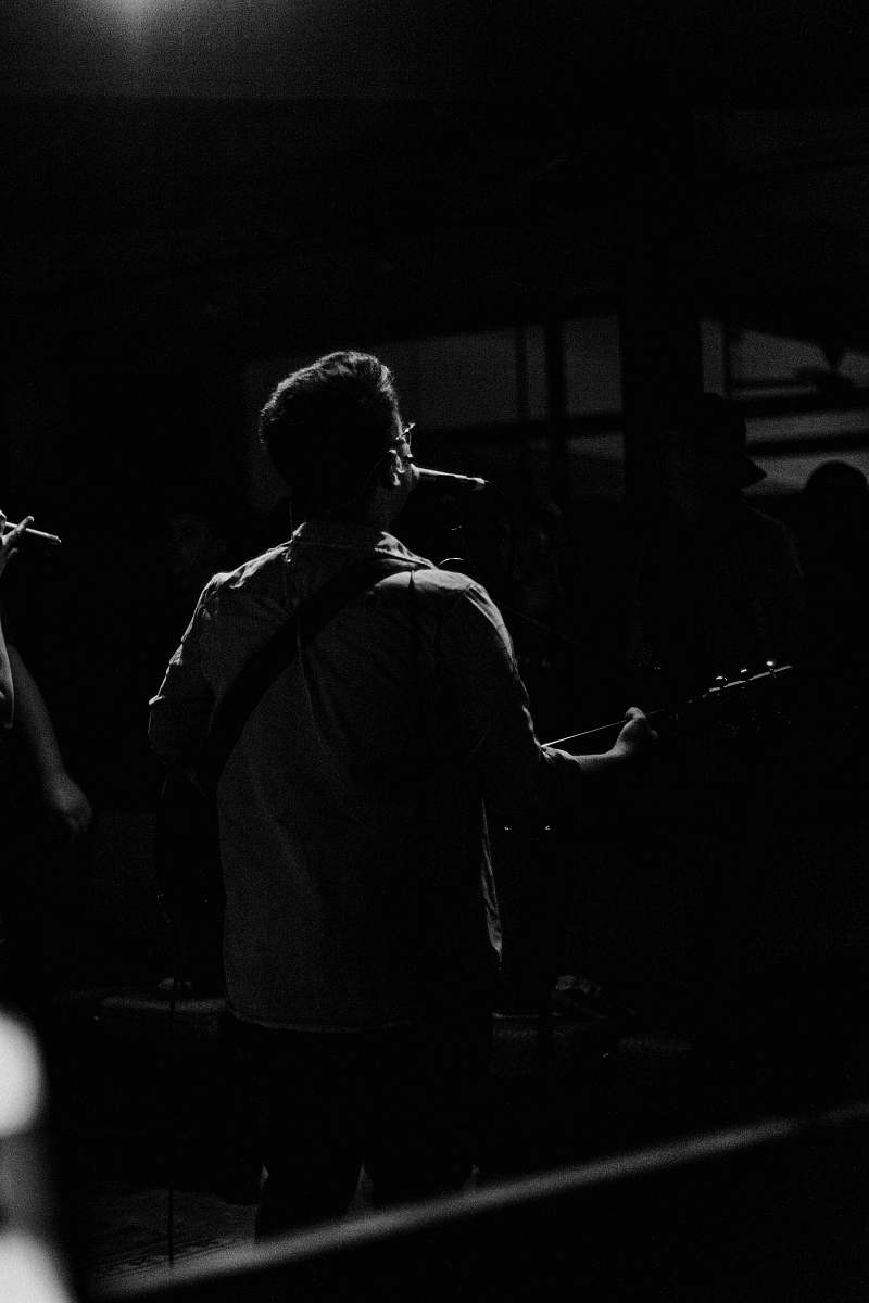 person man performing on stage human