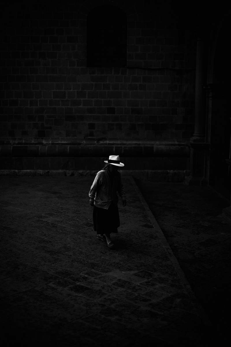 apparel woman standing on the dark clothing