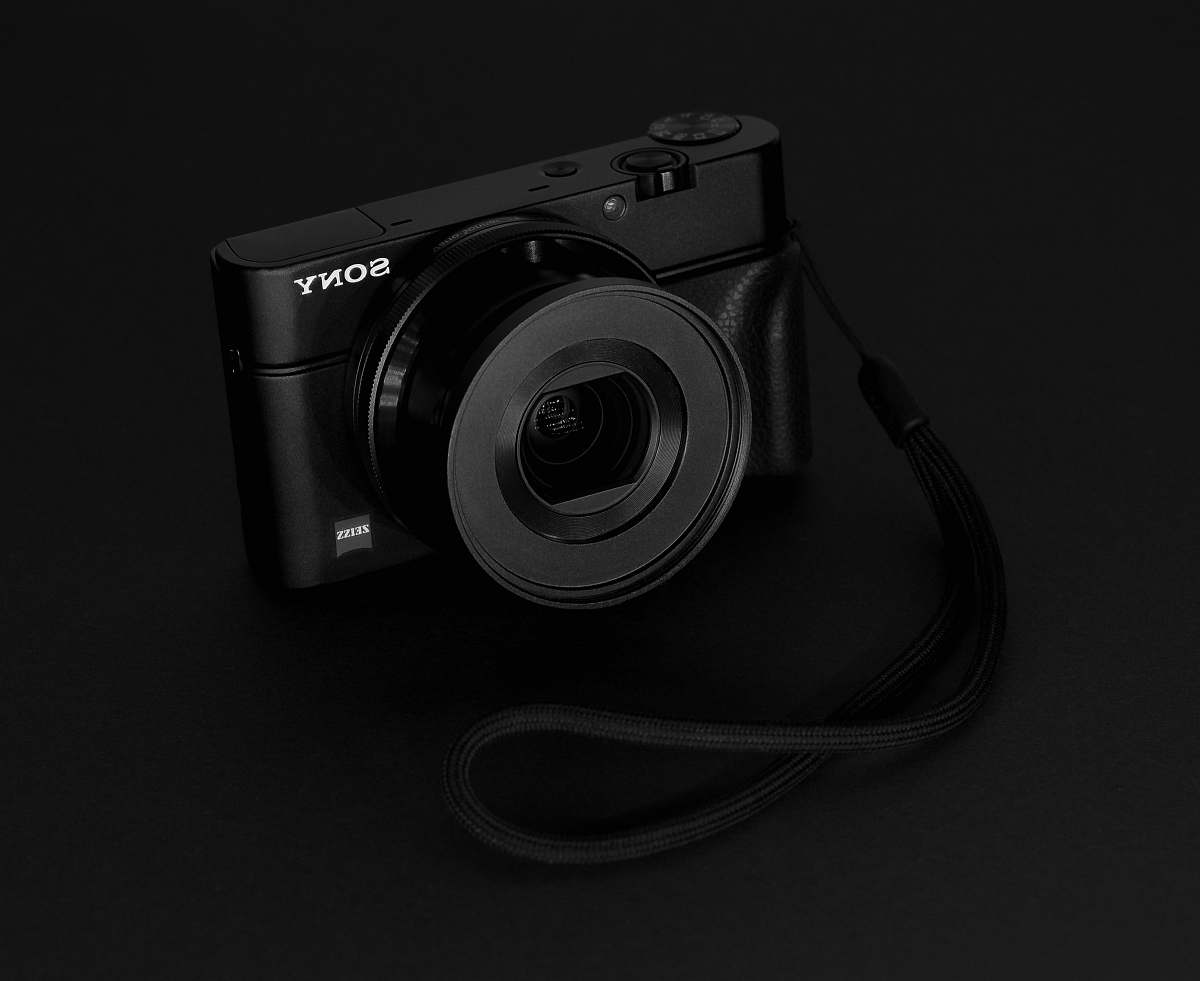 black-and-white black Sony camera camera