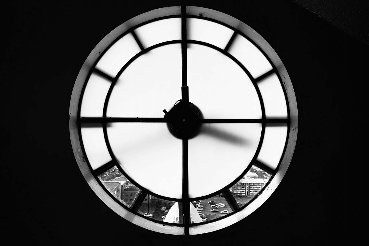 black-and-white exhaust fan hallgrimskirkja