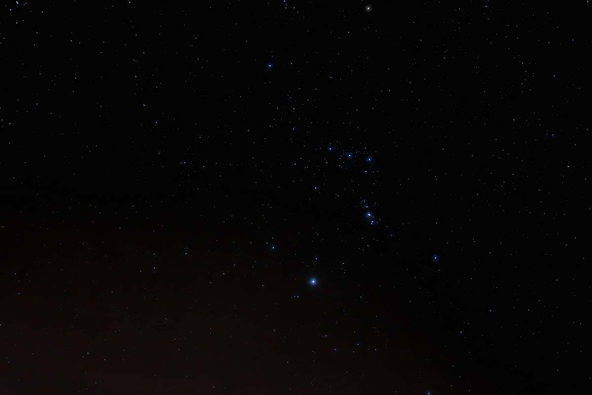 night galaxy with stars black-and-white