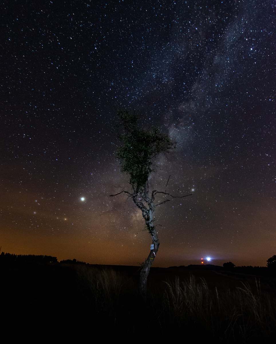 nature milky way at night outdoors