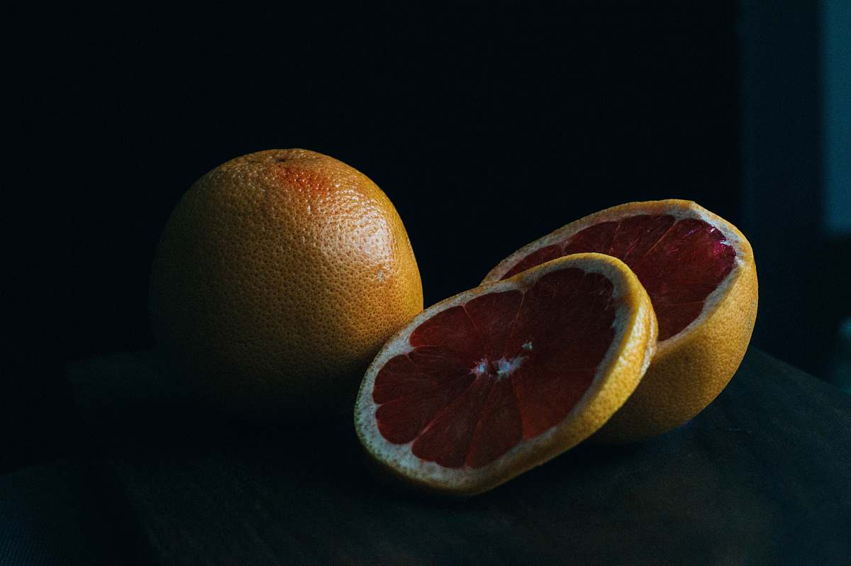 fruit sliced yellow lime food