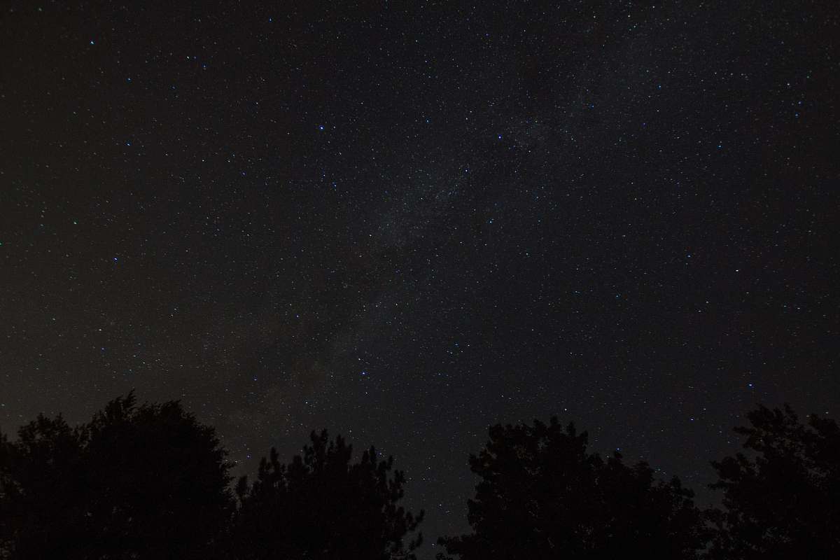 night stars on night sky astronomy