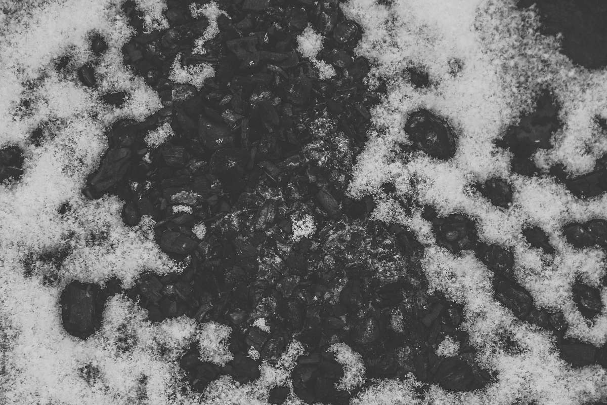 black-and-white  asphalt