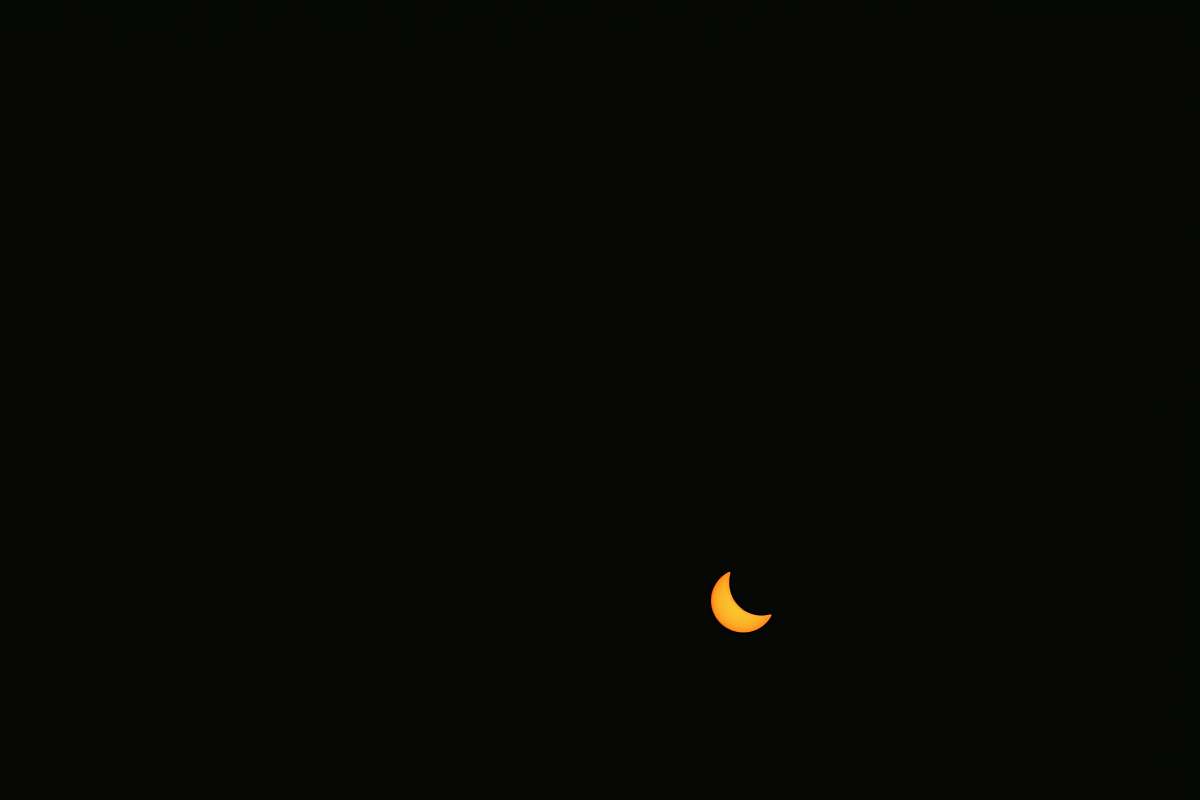 outdoors yellow moon astronomy