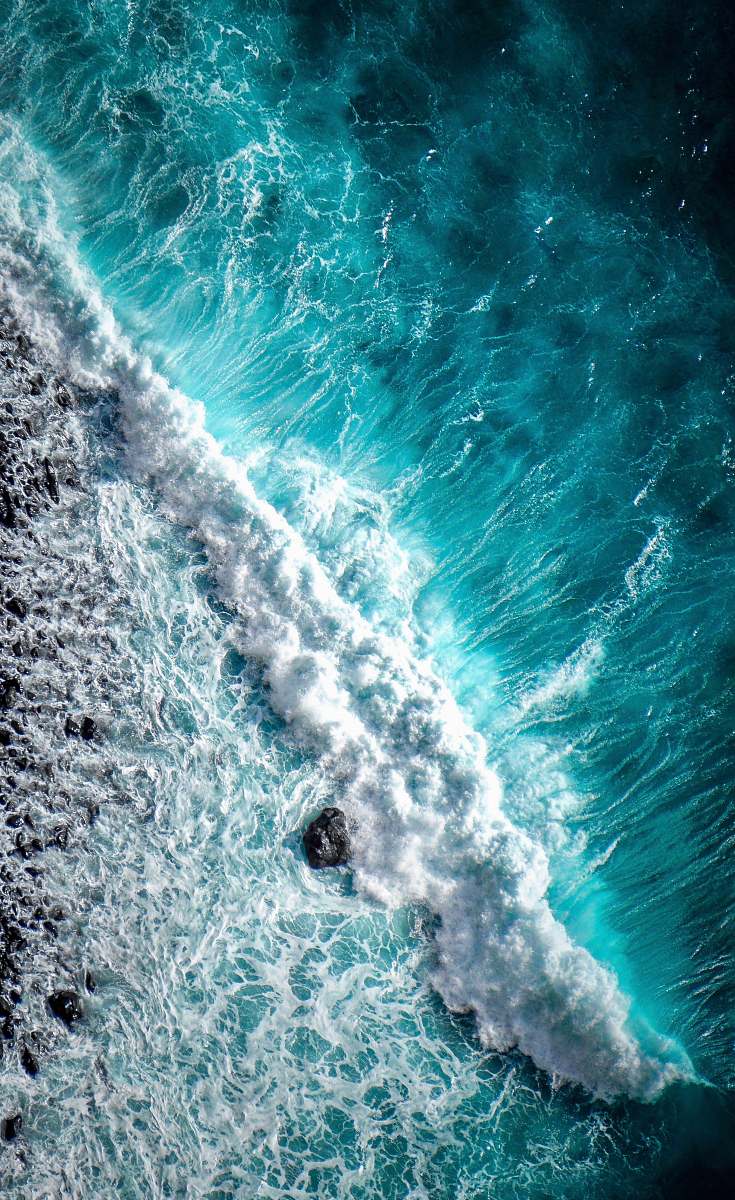 water seawaves wallpaper sea