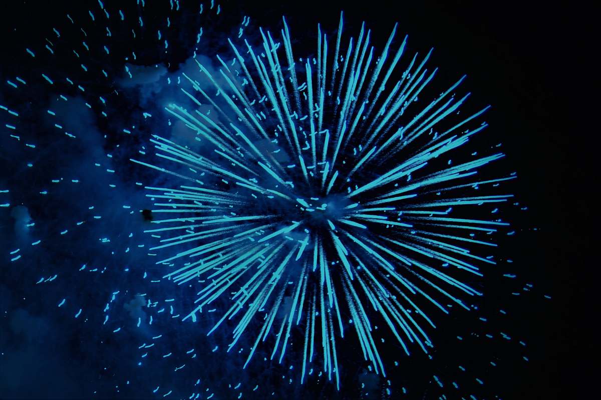 outdoors white fireworks nature