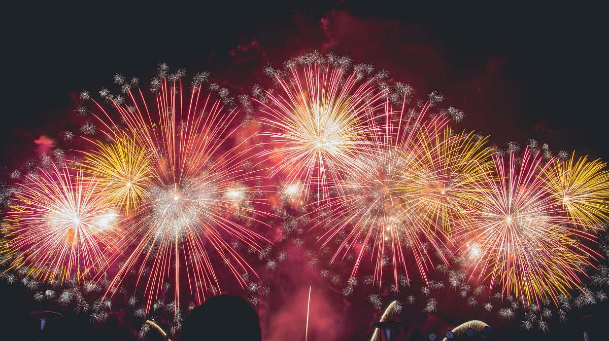 outdoors fireworks clipart nature