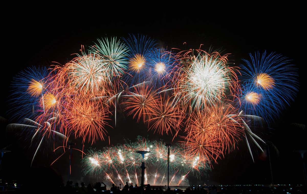 fireworks fireworks during night outdoors