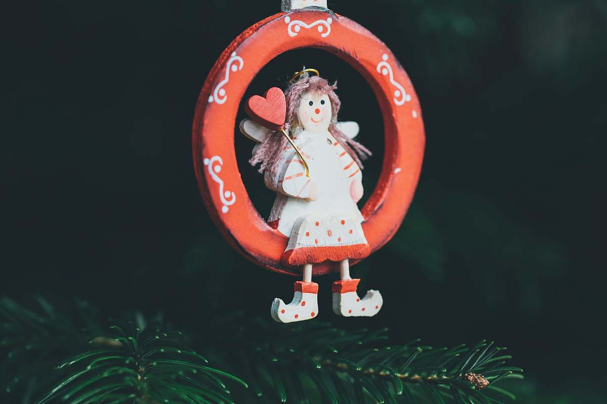 outdoors girl sitting on ring hanging decor nature