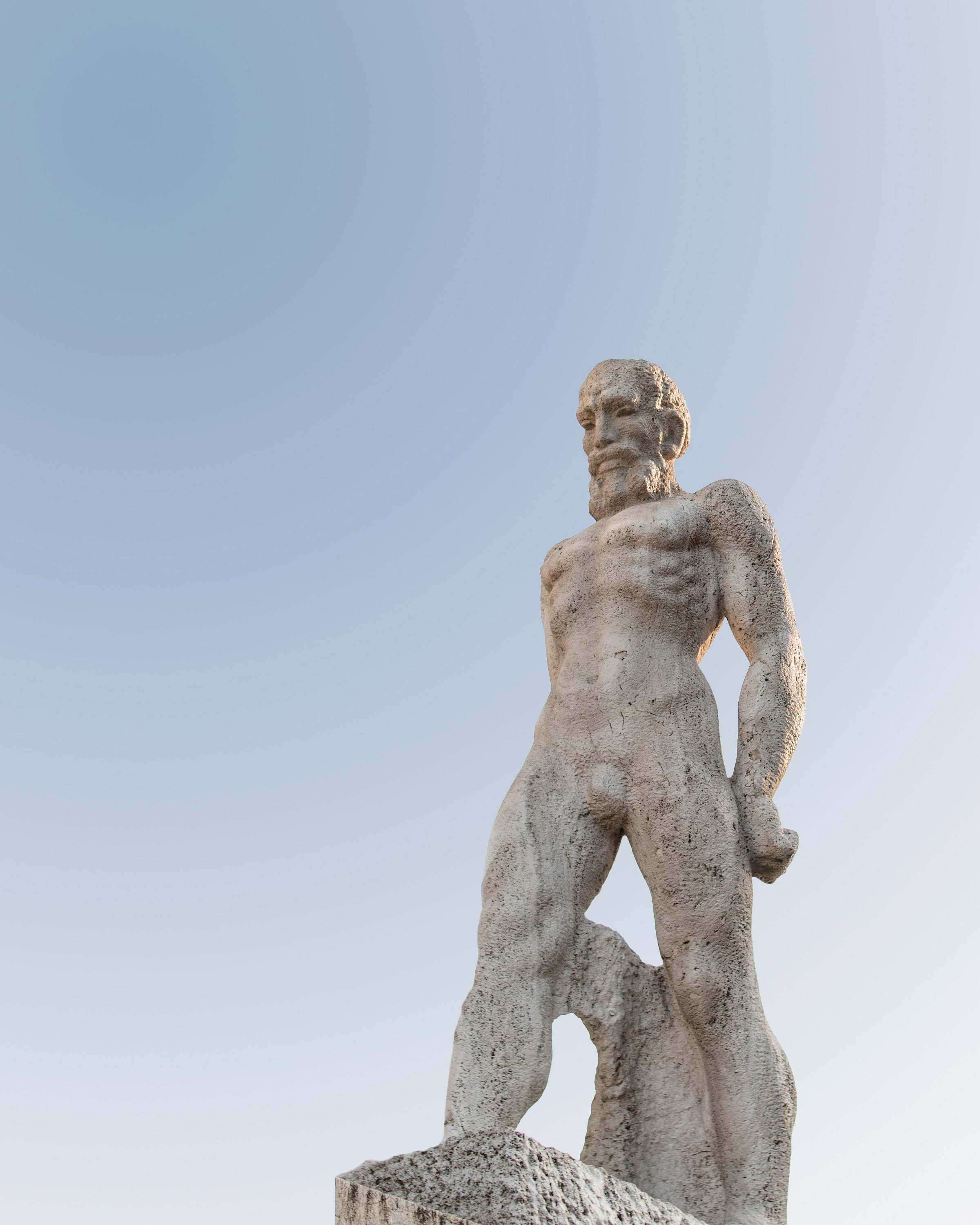 Art Male Statue During Daytime Sculpture Image Free Photo