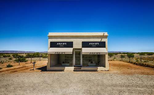 usa white and black Prada store postal office