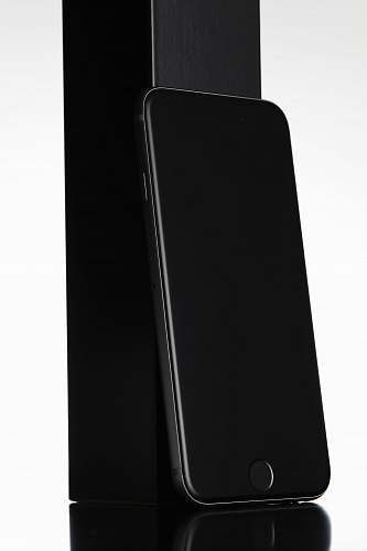 phone black iPhone 8 leaning black box cell phone