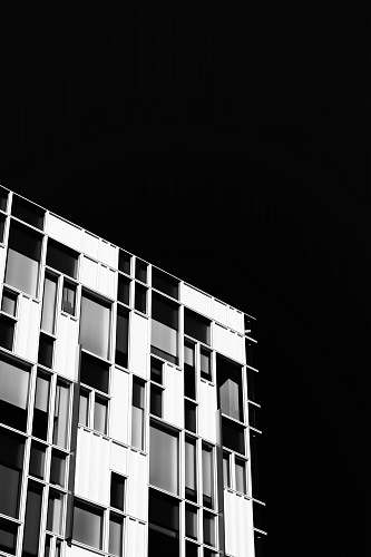 black white wooden frame architecture