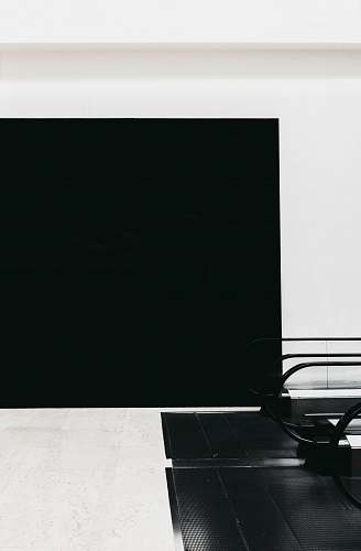 furniture black escalator indoors chair