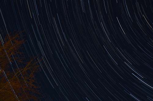 outdoors time-lapse photography of stars night