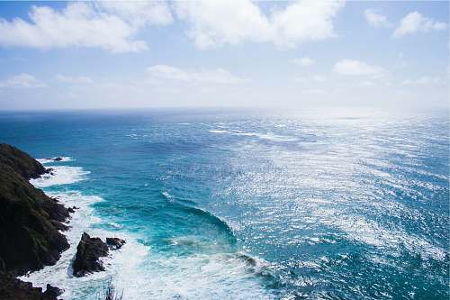 water aerial photo body of water sea