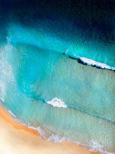 australia sea waves near shore blue