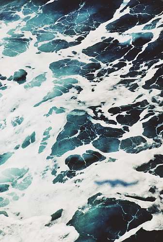 ocean Seascape of the ocean foam nature