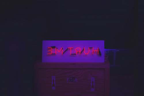 sign Red neon 