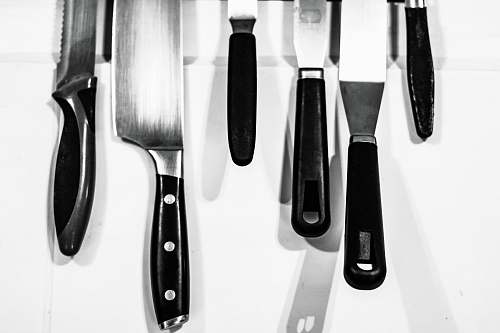 fork black knife lot cutlery