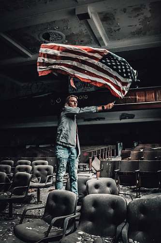 furniture USA flag detroit
