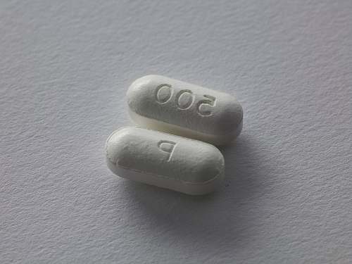 medication two white tablets pill